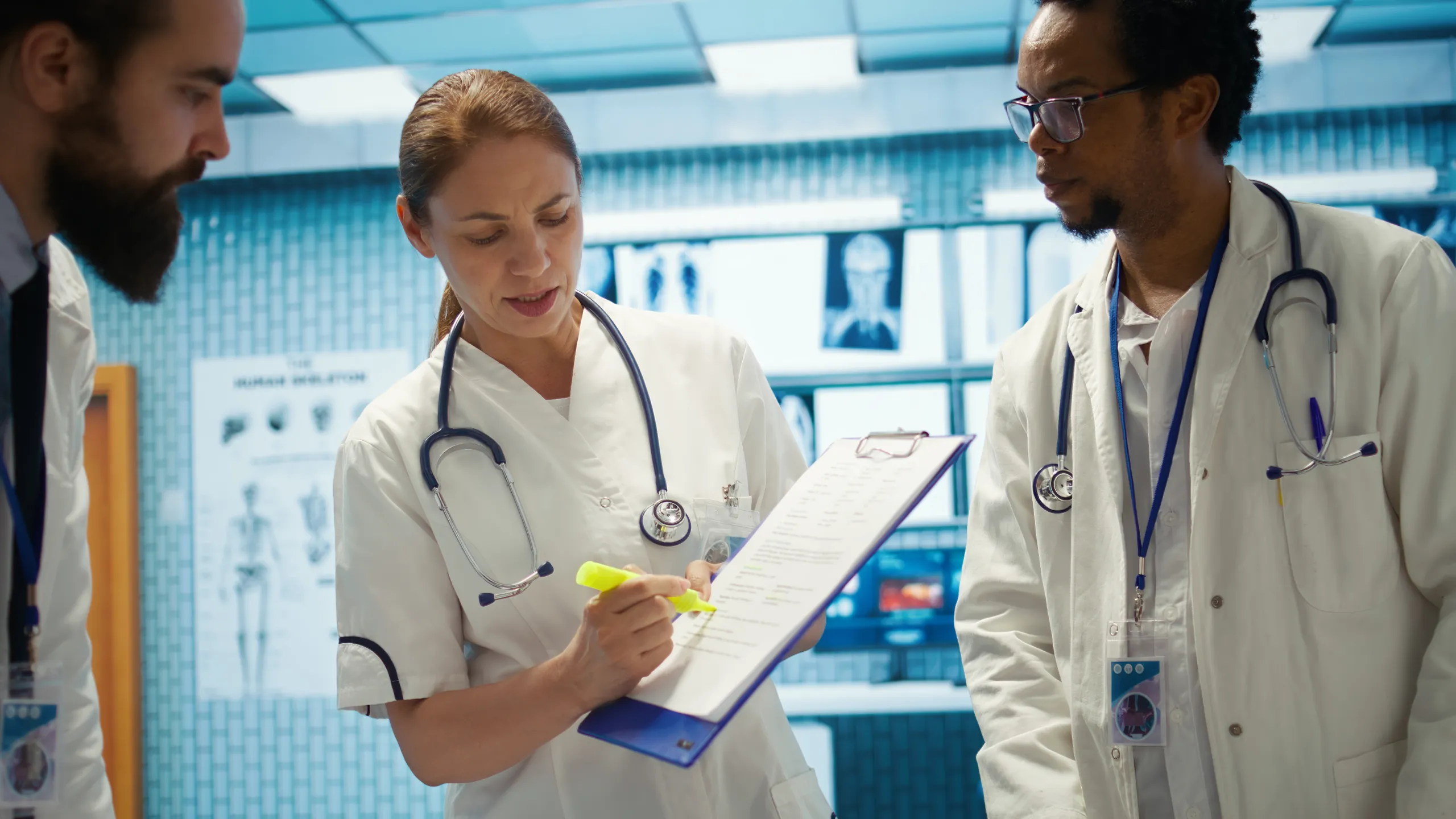 Checklist representing healthcare training program expectations